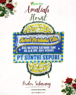 Papan Bunga Duka di Palopat Maria