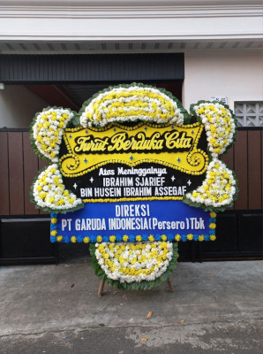 Papan Bunga Duka di Palopat Maria